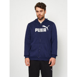   PUMA Толстовка  Ess Big Logo Fz Hoodie Fl 58669806 S Peacoat (4063697316096)