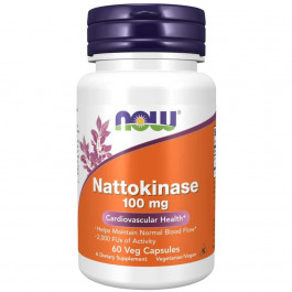   Now Наттокиназа Nattokinase 100 мг 60 капсул (03140)