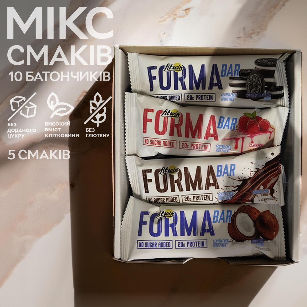 FitWin FormaBar 10x60 g / Mix - зображення 1