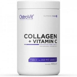   OstroVit OstroVit Collagen + Vitamin C Колаген з вітаміном С 400 g /40 servings/ Unflavored