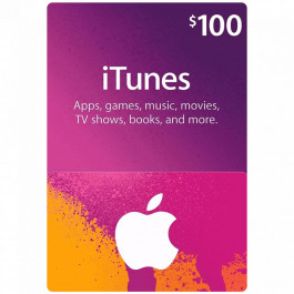   Apple Подарочная карта iTunes / App Store Gift Card на сумму 100 usd, US-регион