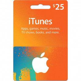   Apple Подарочная карта iTunes / App Store Gift Card на сумму 25 usd, US-регион