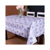 MirSon Скатертина  Рогожа №203 Blue Flowers 130х130 см (2200006737841) - зображення 1