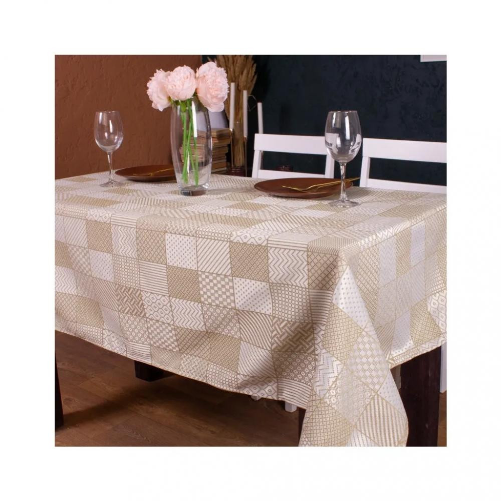 MirSon Скатертина  Жаккард №301 Jacquard Olive 140х140 см (2200006739180) - зображення 1