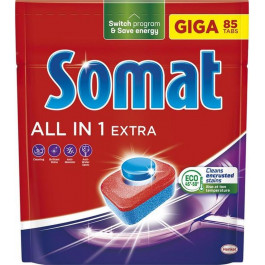   Somat Таблетки д/посудомийних машин  All in 1 Extra, 85*16,6 г (9000101809961)