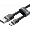 Baseus cafule Cable USB For Type-C 3A 0.5M Gray+Black (CATKLF-AG1) - зображення 3