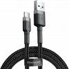 Baseus cafule Cable USB For Type-C 3A 0.5M Gray+Black (CATKLF-AG1) - зображення 4