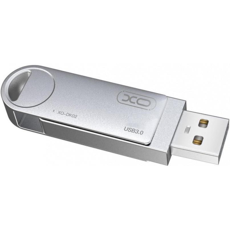 XO 16 GB DK02 USB 3.0 Silver - зображення 1