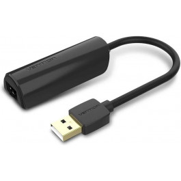   Vention USB 2.0 Ethernet Adapter Black (CEGBB)