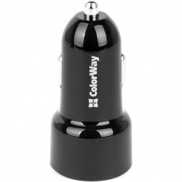   ColorWay 2 USB 2.4 A Black (CW-CHA008-BK)