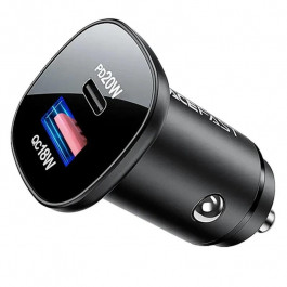   Acefast B1 Fast Charge Car Charger 38W Black (AFB1B)