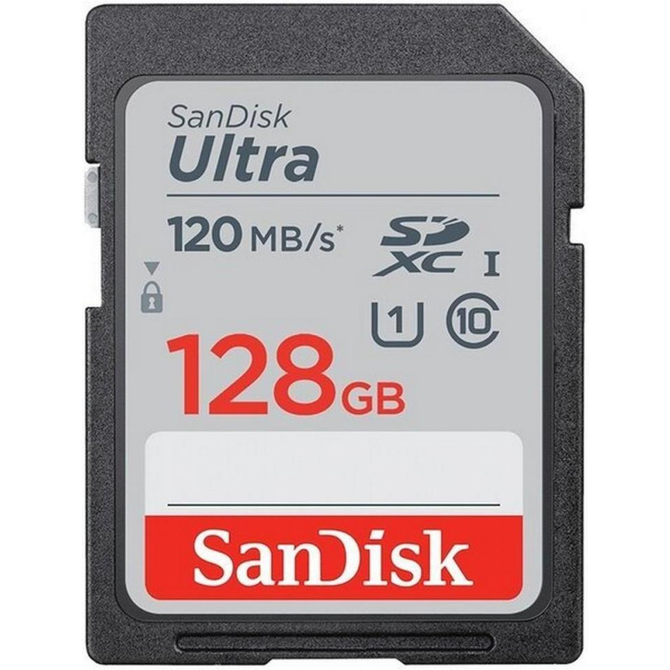 SanDisk 128 GB SDXC UHS-I U1 Ultra (SDSDUNB-128G-GN6IN) - зображення 1