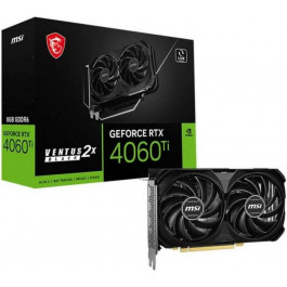   MSI GeForce RTX 4060 Ti 8G VENTUS 2X BLACK E1 OC