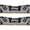 Kingston FURY 32 GB (2x16GB) DDR5 7200 MHz Renegade Silver/Black (KF572C38RSK2-32) - зображення 1