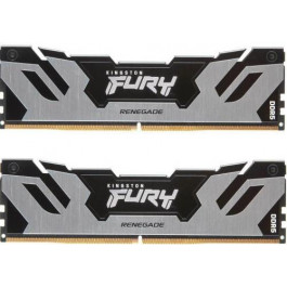   Kingston FURY 32 GB (2x16GB) DDR5 7200 MHz Renegade Silver/Black (KF572C38RSK2-32)