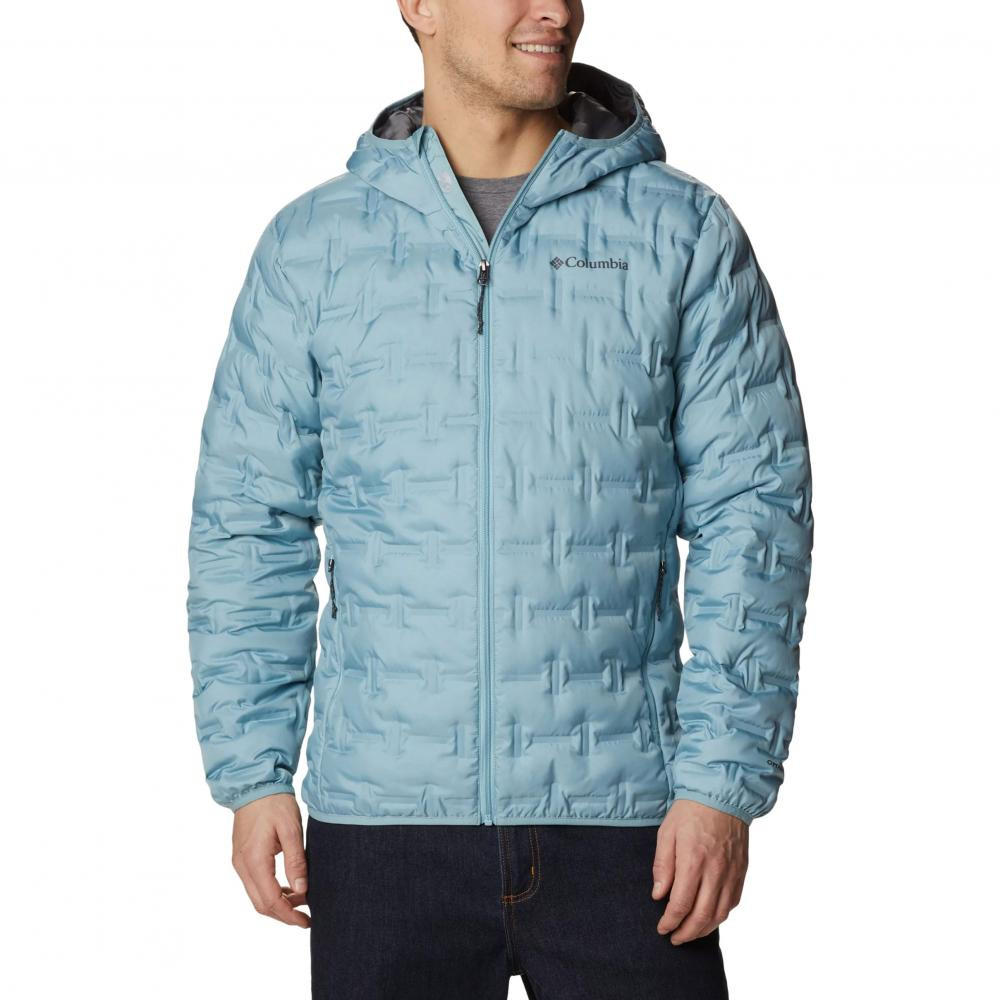 Columbia Куртка  Delta Ridge Down Hooded - Stone Blue XL - зображення 1