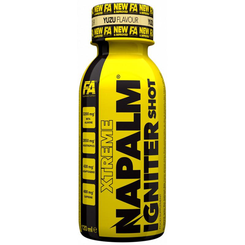 FA Nutrition Xtreme Napalm Igniter Shot 120 ml /4 servings/ Yuzu - зображення 1