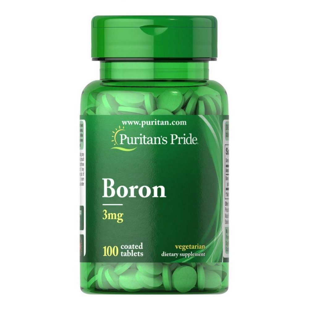 Puritan's Pride Boron 3 mg 100 таб - зображення 1