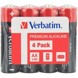   Verbatim AA bat Alkaline 4шт Premium Mignon Alkaline (49501)