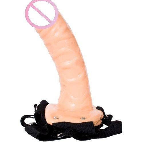 Pipedream Products Fetish Fantasy For Him or Her Hollow Strap-On, 15x4.5 см, тілесний (DEL7988) - зображення 1