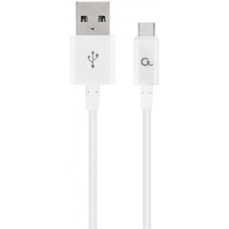 Cablexpert USB2.0 CM/AM White 1m (CC-USB2P-AMCM-1M-W) - зображення 1