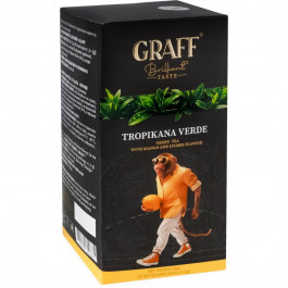   Graff Чай  Зелений Tropicana Verde Манго-Лічі 20 пакетиків х 1.5 г (4820279610665)