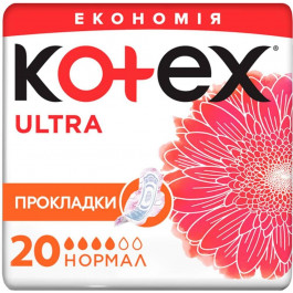   Kotex Гігієнічні прокладки  Ultra Dry Normal Duo 20 (5029053542638)