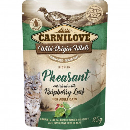   Carnilove Pheasant Enriched With Raspberry Leaves for Adult Cats 85 г (100386)