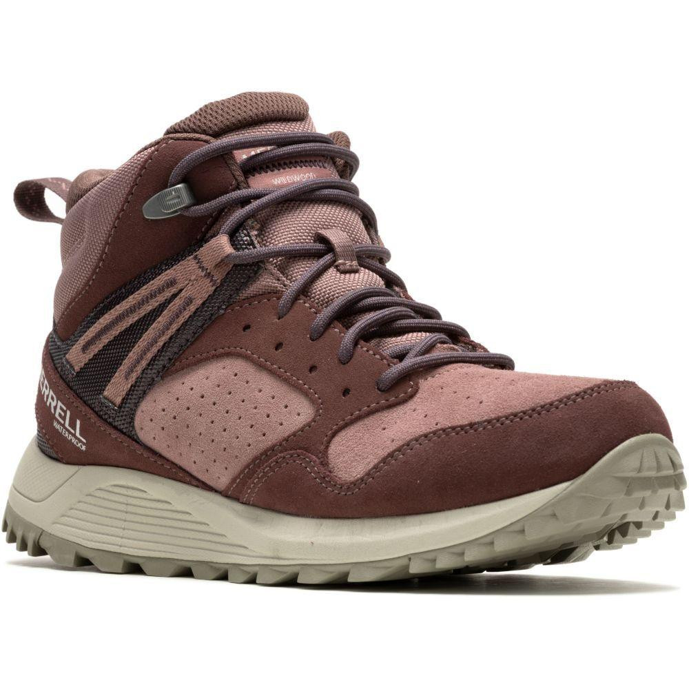 Merrell Черевики жіночі  Wildwood Mid LTR WP Womens 37,5 Бордовий - зображення 1