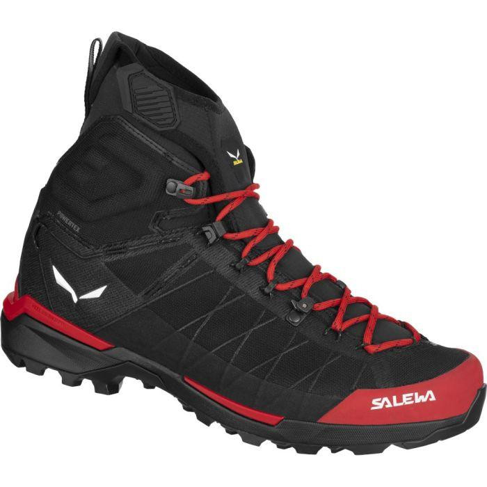 Salewa Черевики чоловічі  Ortles Light Mid Powertex Men 44 Чорний-Червоний - зображення 1