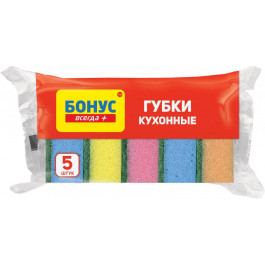   Бонус Губки кухонные 5+1 шт (4820048483933)