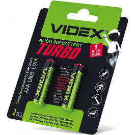   VIDEX AA bat Alkaline 2шт Turbo (24239)