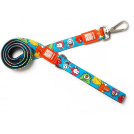   Max & Molly Short Leash Little Monsters Короткий повідець, малюнок "Маленькі монстри" XS (4894512019959)