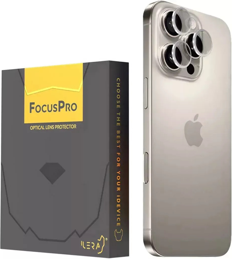 iLera FocusPro Lens для Apple iPhone 16 Pro/16 Pro Max Natural Titanium (iLFPNT16PR) - зображення 1