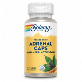   Solaray Здоровье надпочечников, Adrenal Caps, , 60 капсул (SOR-05100)