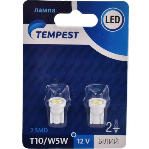 Tempest T10 2SMD W5W 12V WHITE TP-210T10-12V - зображення 1