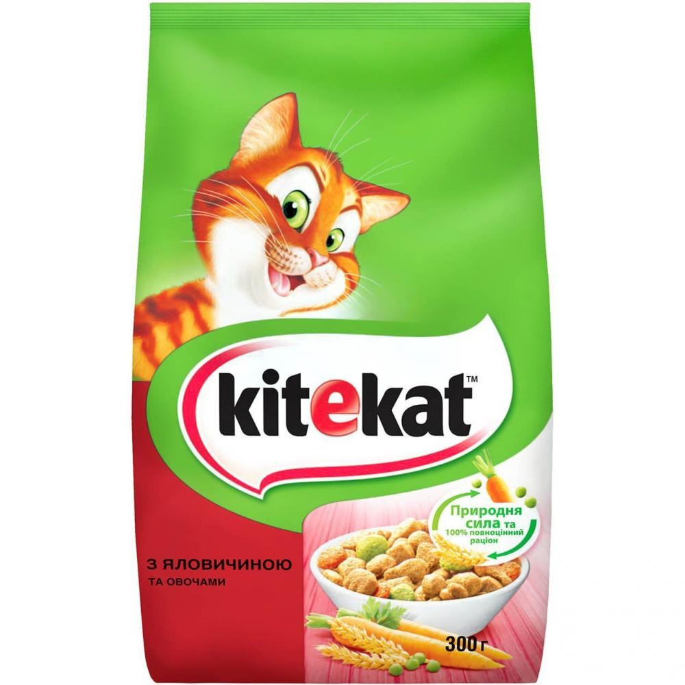 Kitekat Говядина с овощами 0,3 кг (5900951248818) - зображення 1