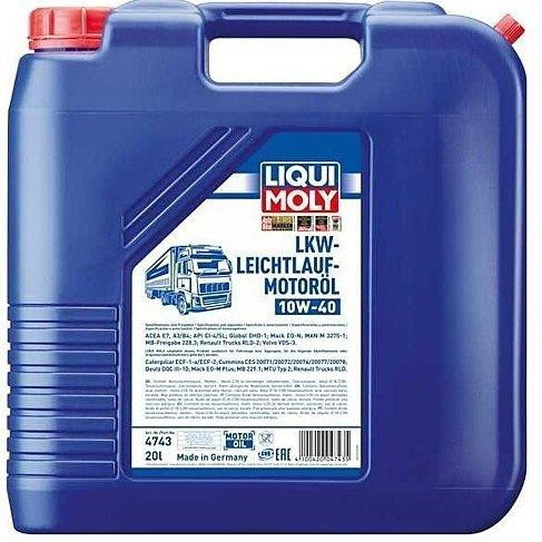 Liqui Moly LKW Leichtlauf Motoroil 10W-40 20л - зображення 1