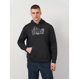   Levi's Худі чоловіче  Standard Graphic Hoodie 38424-0090 S Palm Outline Bw (5401128896622)