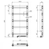 Navin Ретро 500x1000 Sensor права бронза (10-540033-5010) - зображення 4