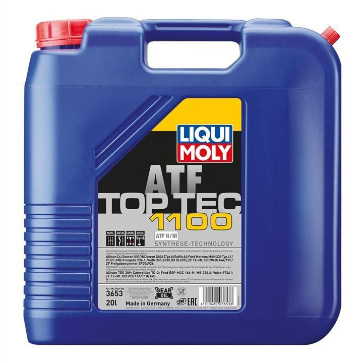 Liqui Moly TOP TEC ATF 1100 20л - зображення 1