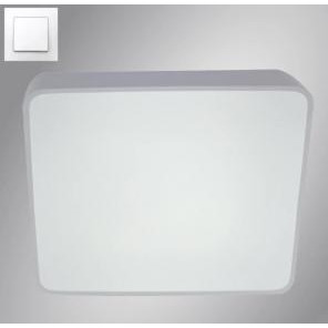 Esllse Керована світлодіодна люстра ONIX 60W S-ON/OFF-450х450х60-WHITE/WHITE-220-IP20 (10116) - зображення 1