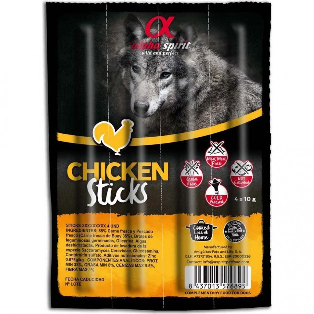 Alpha Spirit Sticks Chicken 4 стика, 40 г as5104405 - зображення 1