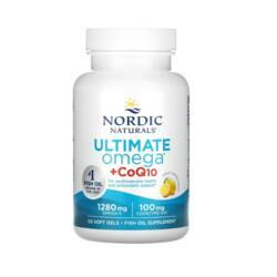   Nordic Naturals Nordic Naturals, Ultimate Omega + CoQ10, 1280 мг, 60 капсул (NOR-01890)