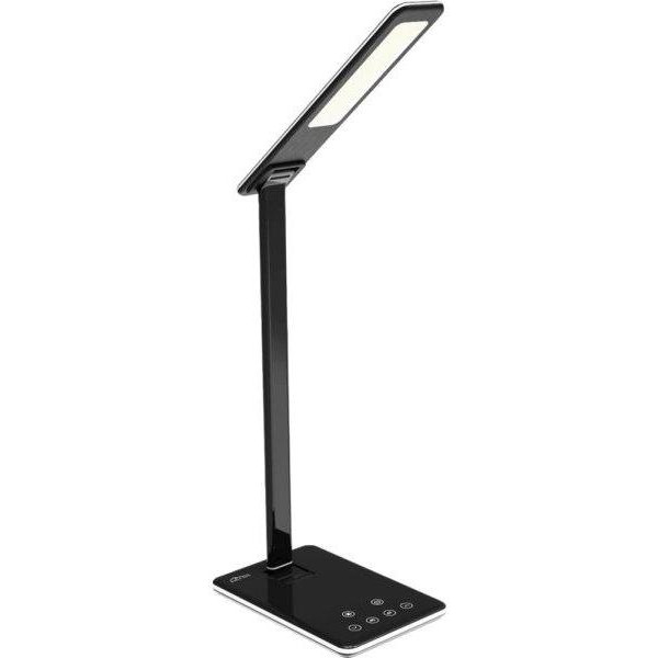 Media-Tech MT221K Wireless Charging Lamp Black (5906453180502) - зображення 1