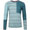 Ortovox Термокофта жіноча  185 Rock'n'wool Long Sleeve W 025.001.0175 M Бірюзова (4251422585613) - зображення 1