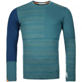   Ortovox Термокофта чоловіча вовняна  185 Rock'n'wool Long Sleeve M 025.001.0156 L Бірюзова (4251422586764)