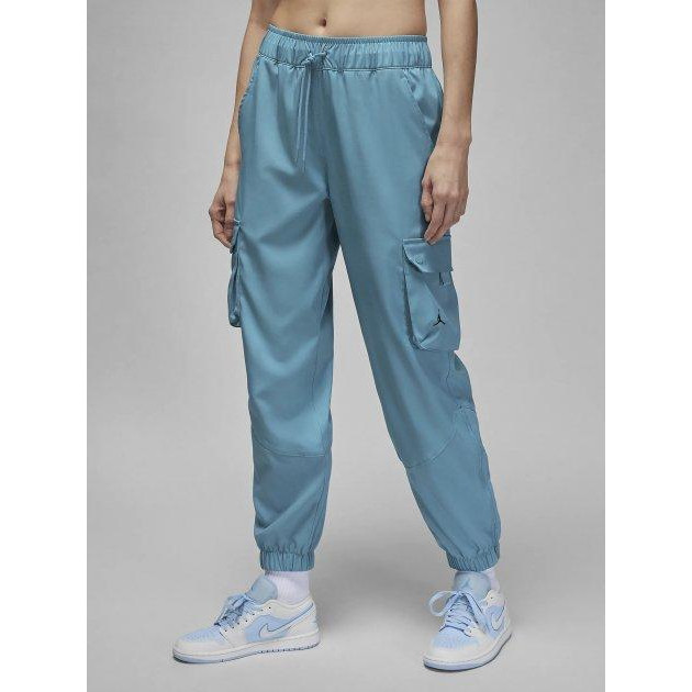 Nike Спортивні штани жіночі  AIR Jordan W J Spt Tunnel Pant DQ4451-424 S Cerulean/Oil Green/Black (196605 - зображення 1