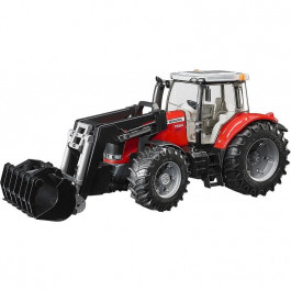   Bruder Massey Ferguson 7624 з переднім наватажувачем (03047)