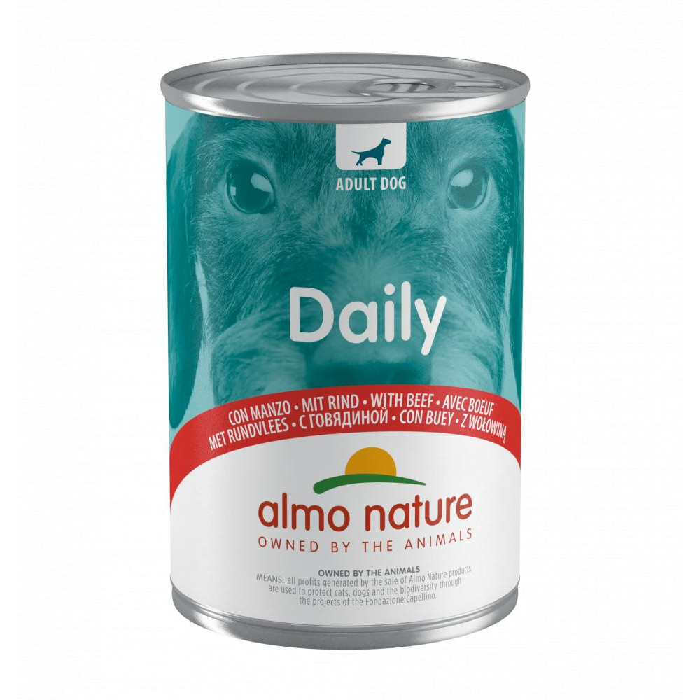 Almo Nature Daily Dog Adult Beef 400 г (8001154123807) - зображення 1